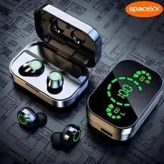 Fone De Ouvido YD-03 Sem Fio Bluetooth 5.3  Hifi Stereo Sports À Prova D'água Com Microfone-Spacexx