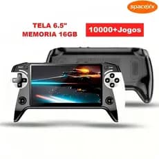 Video Game Console Portátil  LH-5  6.5" PSP +10000 Jogos Retro 16GB Display de Alta Definição-Spacexx