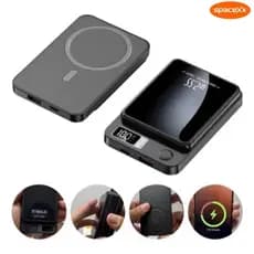 Carregador Portátil 10000 mAh 22.5W Para iPhone , Powerbank De Indução Magsafe-Spacexx