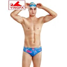 Yingfa calções de banho competitivos treinamento troncos de natação yingfa adulto crianças triângulo natação Tr