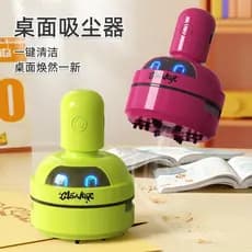Japonês Desktop pequeno aspirador de pó recarregável borracha aspirador pó Mini teclado doméstico sucção poeira