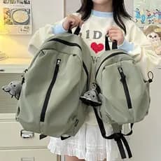 Mochila japonesa masculina, caminhada, caminhada, estudantes do ensino médio, bolsa escolar de viagem, lazer, leve, pequ