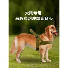 Corda de tração para cães, coleira peitoral em grande escala, à prova de explosão, coleira Okinawa, Golden Retriever, pa