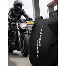 Mochila de ciclismo para capacete de motocicleta, bolsa de viagem à prova d'água de grande capacidade, equipamento para