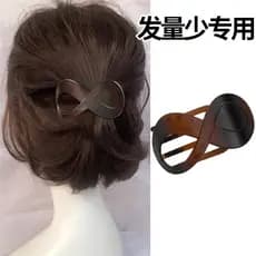 2025 Novo estilo de cabelo curto clipe de garra de oito caracteres adequado para pequeno Volume de cabelo meia gravata c