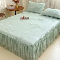 Classe A Yi Lun Doudou Saia de cama Jacquard de seda gelada Tapete legal de verão Ar condicionado doméstico Tapete macio