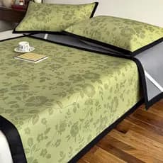 2026 novo estilo High-End gelo Rattan esteira verão antiderrapante folha de cama de seda gelo 1.5 cama 1.8 legal esteira