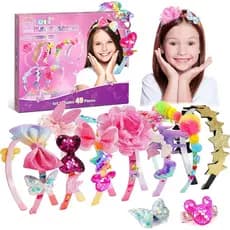 Exportar crianças diy bandana menina artesanal bandana Headwear Hairpin Design Material pacote brinquedo presente