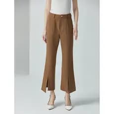Calças casuais femininas calças de Micro comprimento 2026 primavera novo estilo cintura alta mais magro olhar elegante m