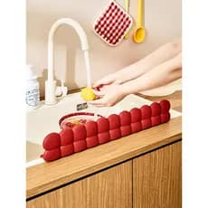 Bacia de lavar louça de Silicone defletor de água pia da cozinha bacia vegetal pia à prova de respingo defletor de água
