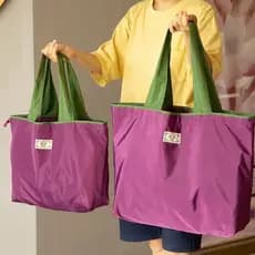 Bolsa de compras grossa de grande capacidade Casual bolsa de ombro literária feminina bolsa grande bolsa simples All-Mat