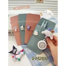 Sanrio enfermeira lápis caso inserir bolso médico à prova de vazamento de alto valor grande capacidade bonito Kuromi can