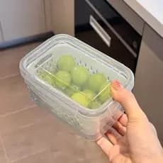 Caixa de frutas para estudantes da escola primária, copo de frutas dedicado, caixa para manter fresco, caixa Bento de qu