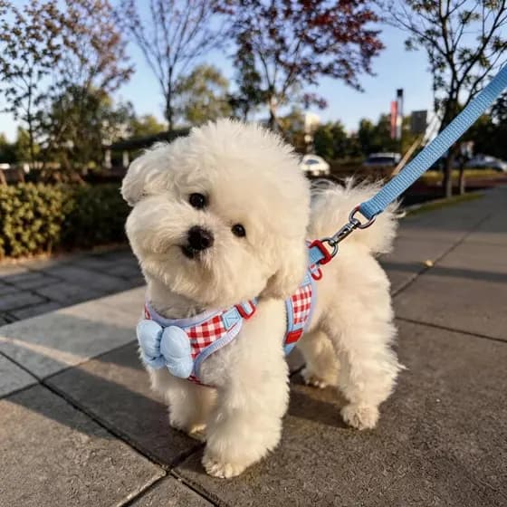 Coleira para cães, coleira para caminhada com costas no peito, pequeno, médio porte, Bichon, Teddy, novo estilo, Anti-qu