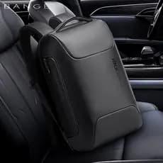 BANGE BANGE Mochila masculina estilo empresarial de grande capacidade à prova d'água bolsa para computador mochila de vi