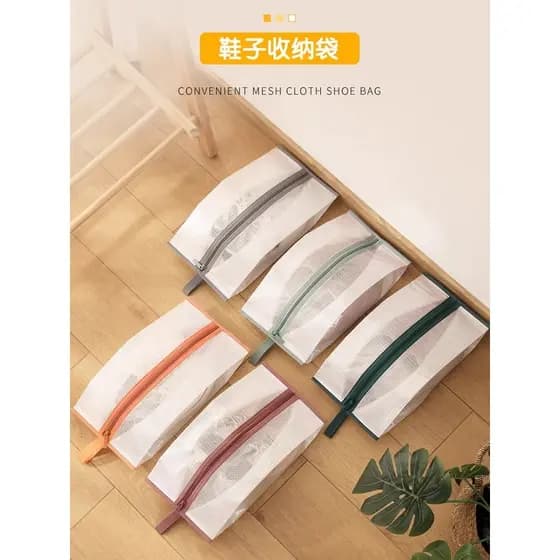 Saco de sapato portátil de viagem à prova dwaterproof água à prova de poeira transparente saco de sapato à prova de umid