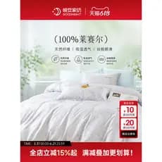 [Cool Tencel] Boa Noite Têxteis para Casa Conjunto de Quatro Peças 2026 Novo Estilo Verão Lyocell Simples Folha de Capa