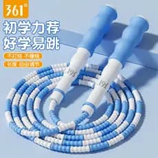 Corda de pular de bambu de 361 graus, crianças, escola primária, dedicada, jardim de infância, iniciante, primeiro grau,