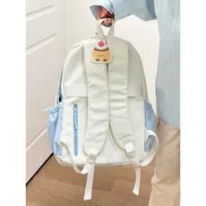 Mochila escolar para estudantes do ensino médio, nicho, grande capacidade, mochila para estudantes do ensino médio, gran