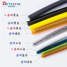 Deyulong corda de pular corda sobressalente corda de fio de aço 3m resistente ao desgaste vários tamanhos de diâmetro co