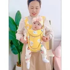 Transportadora de bebê recém-nascido passeio estilo simples frente e traseira dupla utilização multifuncional bebê frent