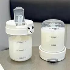 Copo de leite em pó para fabricação de leite, copo de leite adulto com escala, copo agitador de leite em pó adulto, copo