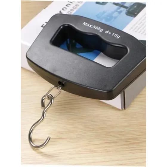 Balança De Gancho De Peso De Bagagem Suspensa Digital LCD 50Kg/10g