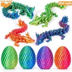 Ovos De Dragão De Páscoa Impressos Em 3D Com Dentro Do Brinquedo Fidget