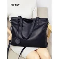 Versão coreana bolsa de couro genuíno feminina 2026 novo estilo moda bolsa mensageiro de um ombro bolsa feminina grande