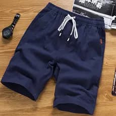 Shorts curtos masculinos 2021 verão linho calças cortadas algodão linho shorts masculinos leves calças casuais tamanho g