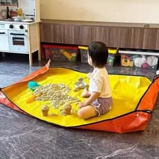 Jogando ferramentas de areia equipamentos Indoor jogando ao ar livre crianças bebê Montessori educação precoce tapete se