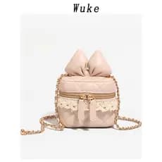 Must-Have Bolsa Feminina Mini Batom Bolsa Nicho Arco Corrente Bolsa Feminina All-Match Bolsa Pequena Novo Estilo One-Sho