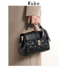 Must-Have Bolsa Feminina Luz Preta Bolsa de Luxo Senhoras Bolsa Losango de Alta Qualidade Moda All-Match One-S