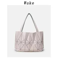 Must-have bolsa feminina novo estilo Commuter bolsa feminina sacola grande capacidade diamante geométrico leve bolsa de