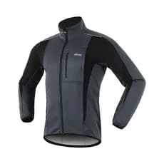 ARSUXEO Inverno à prova de intempéries lã quente de três camadas Mountain Bike ciclismo camisa jaqueta Top masculino