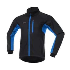 Camisa de ciclismo masculina inverno à prova de vento jaqueta quente velo ciclismo topo respirável Mountain Bike esporte