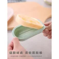 Molde de sorvete estilo japonês, picolé de sorvete infantil, caixa de cubo de gelo congelado caseiro, Silicone para faze