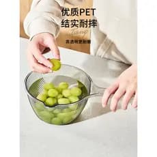 Bdo luz luxo cozinha concha de água casa plástico concha água colher engrossado alça longa criativo crianças colher banh