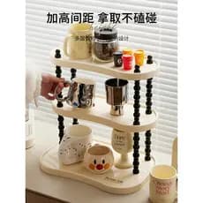Rack de armazenamento de copos, mesa de jantar dupla, xícara de café, chá, conjunto de chá, rack de armazenamento de cop