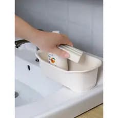 Cesta de armazenamento de produtos de higiene pessoal importado do Japão, dreno de banheiro, limpeza, sabão, Gel de banh