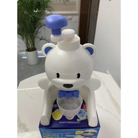 Japão pérola urso Manual raspado fabricante de gelo bonito pinguim granizo fabricante de gelo doméstico pequeno Smoothie