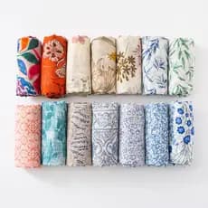 Coleção de lenço estampado de linho de algodão 56 cores disponíveis moda xale lenço longo étnico toalha de praia