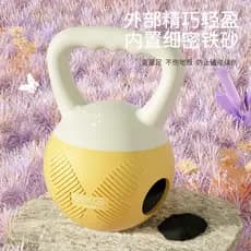 Kettlebell macio agachamento nádegas Pilates haltere ferro areia kettlebell 5kg 10kg carga-rolamento nádegas senhoras fo