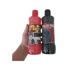 Kit Limpeza Automotiva C/ Lava Autos e Pretinho - S&V