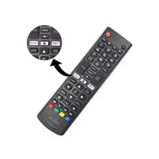 Controle Tv L..g Smart Lcd Led Plasma Botão Netflix Amazon - Fbg-8035 Le-7045 Sky-8035 - ESV