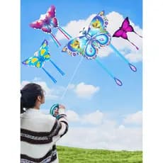 Borboleta kite adulto crianças brisa fácil voar 2024 novo dos desenhos animados kite grau profissional adulto oficina ki