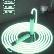 Corda de pular luminosa para crianças, alunos do ensino fundamental, luz fria profissional dedicada e piscante com luz,