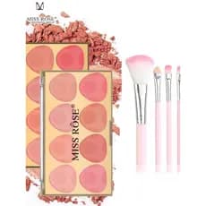 MISS ROSE8 cor Bronze Blush perolado fosco Rouge melhorar a tez reparação sombra um pó multiuso