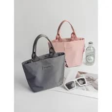 Bolsa japonesa novo estilo Mini cor sólida bolsa feminina à prova dwaterproof água pequeno saco de pano moda saco cosmét