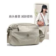Japão japão BHJ náilon pano ombro mensageiro saco 2025 novo estilo pequeno quadrado saco feminino simples All-Match saco